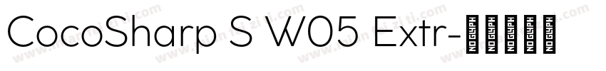 CocoSharp S W05 Extr字体转换